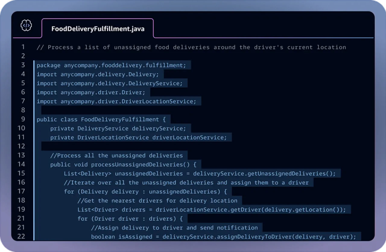 Amazon Q Developer Solutions Screenshot 2026