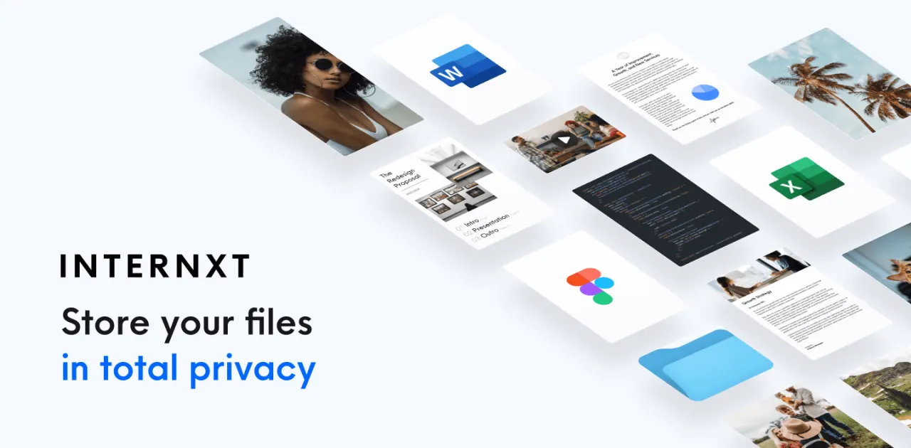Internxt File Storage Interface Homepage Screenshot 2026