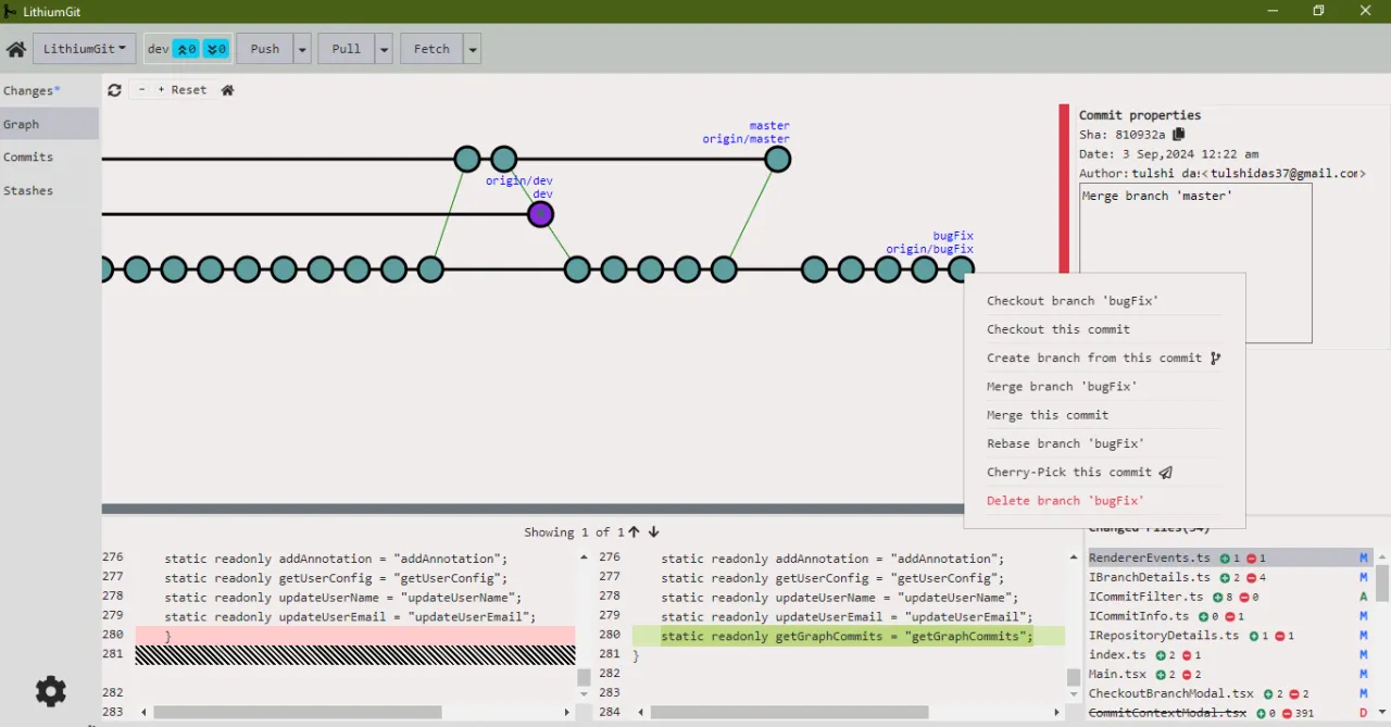 LithiumGit Feature Spotlight Screenshot Context 2026