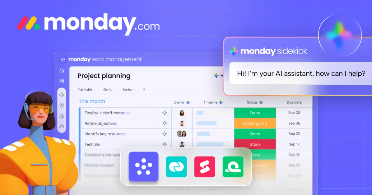 Monday.com homepage screenshot
