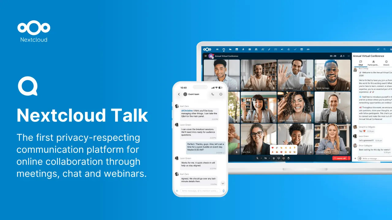 Nextcloud Talk Communication Interface Overview 2026