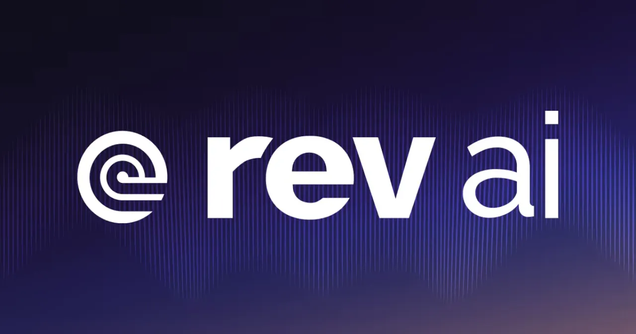 Rev.ai Transcription Software Homepage Screenshot 2026