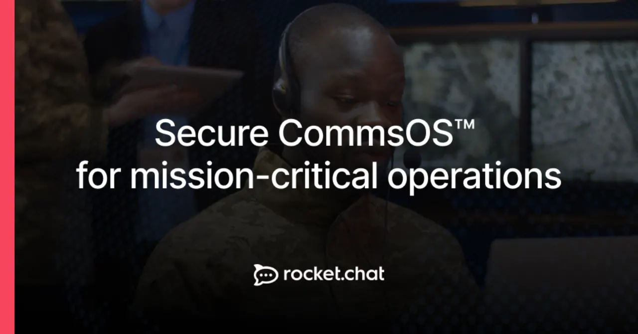 Rocket.Chat Real-time collaboration software homepage screenshot 2026