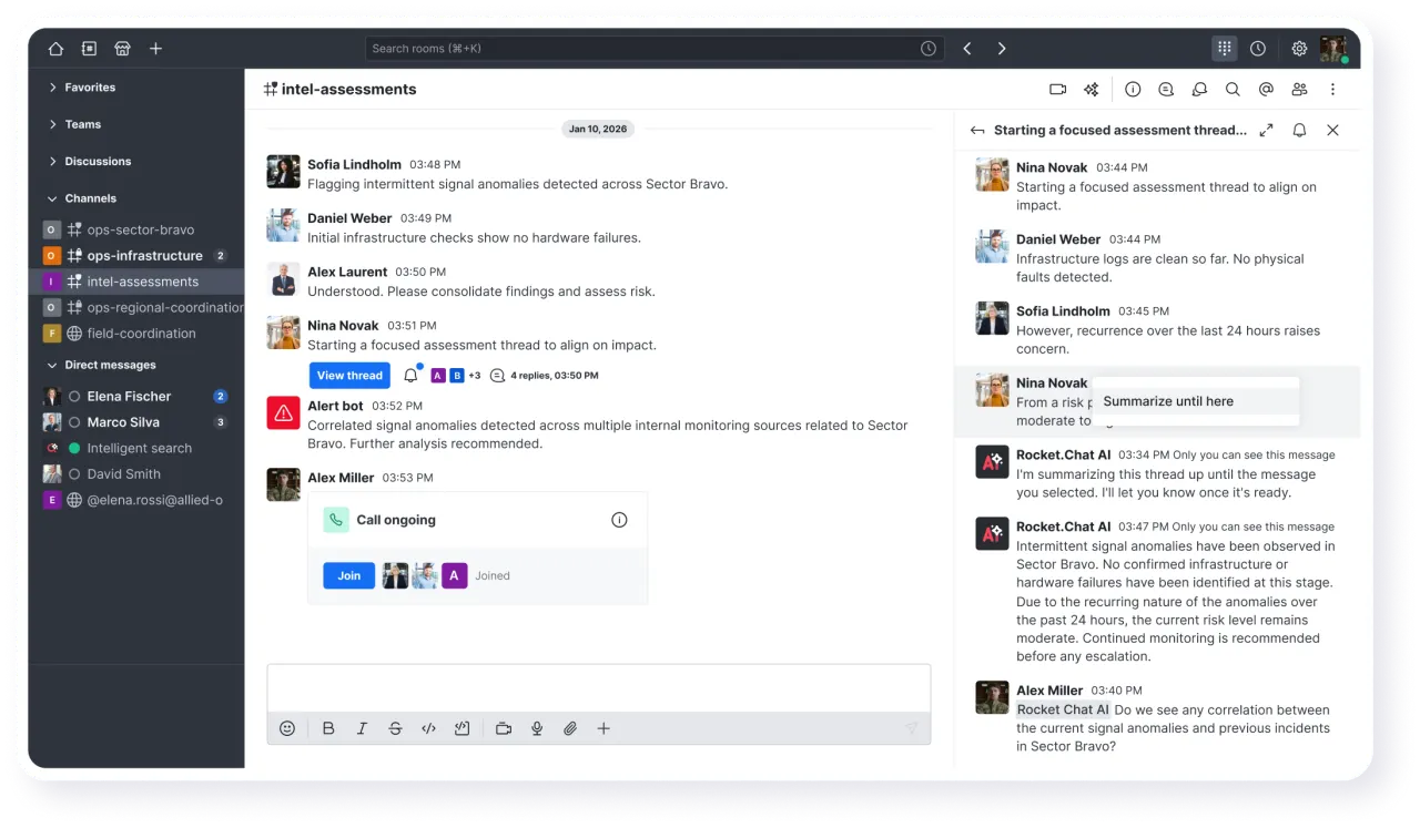Rocket.Chat Citizen Engagement Pricing Screenshot 2026
